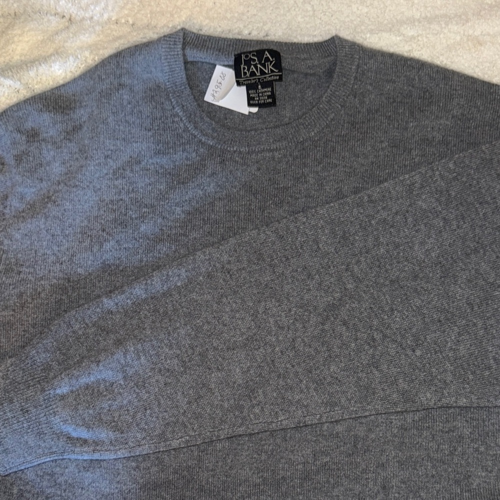 Jos. A. Bank Charcoal Crewneck Sweater